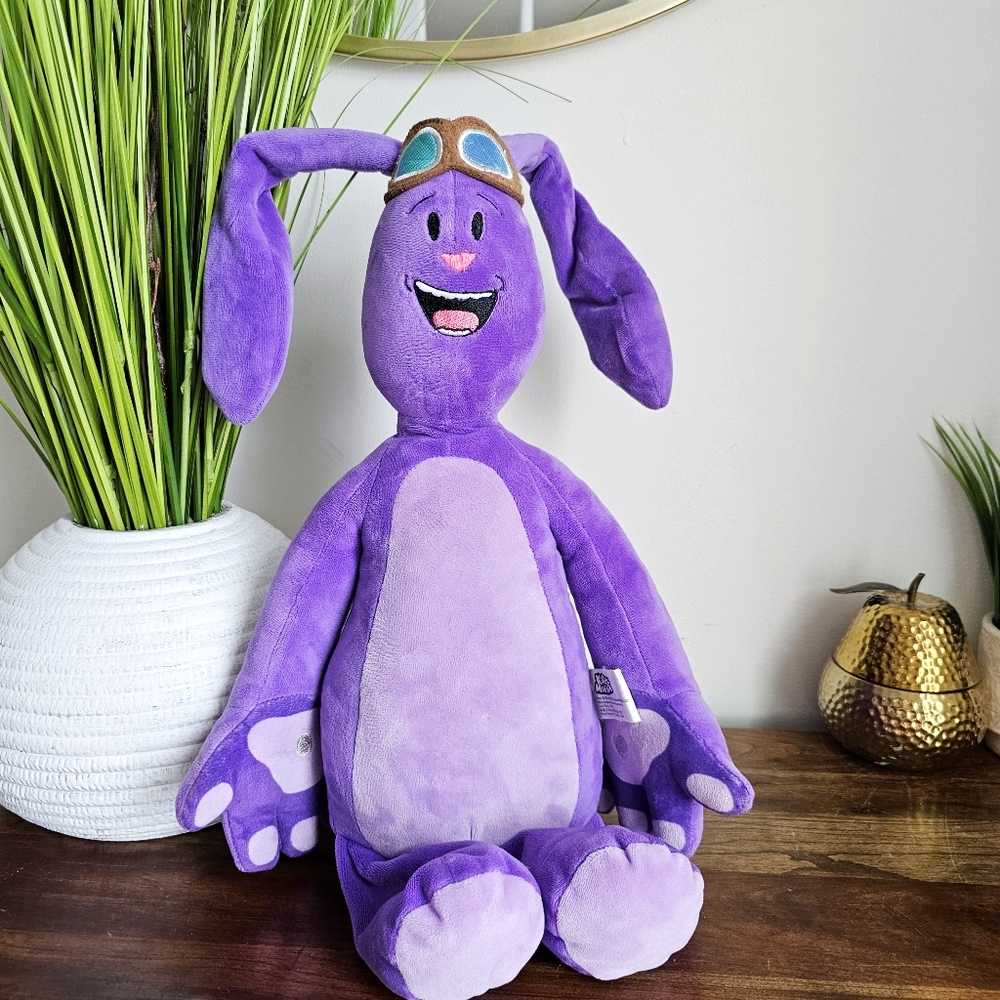 Disney Kate & Mim Mim 17” Talking Plush Purple Bunny Magic Twirl Toy